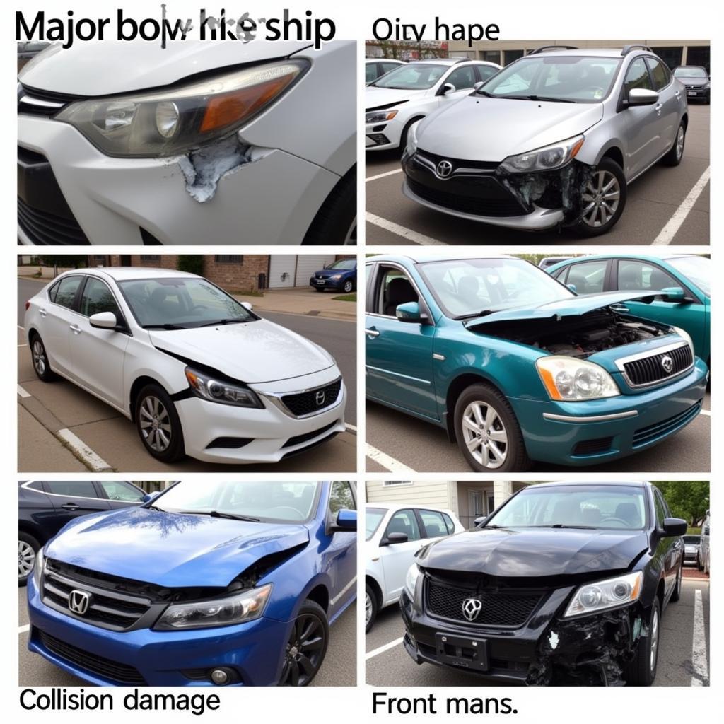 Different Types of Car Body Damage in Cardiff