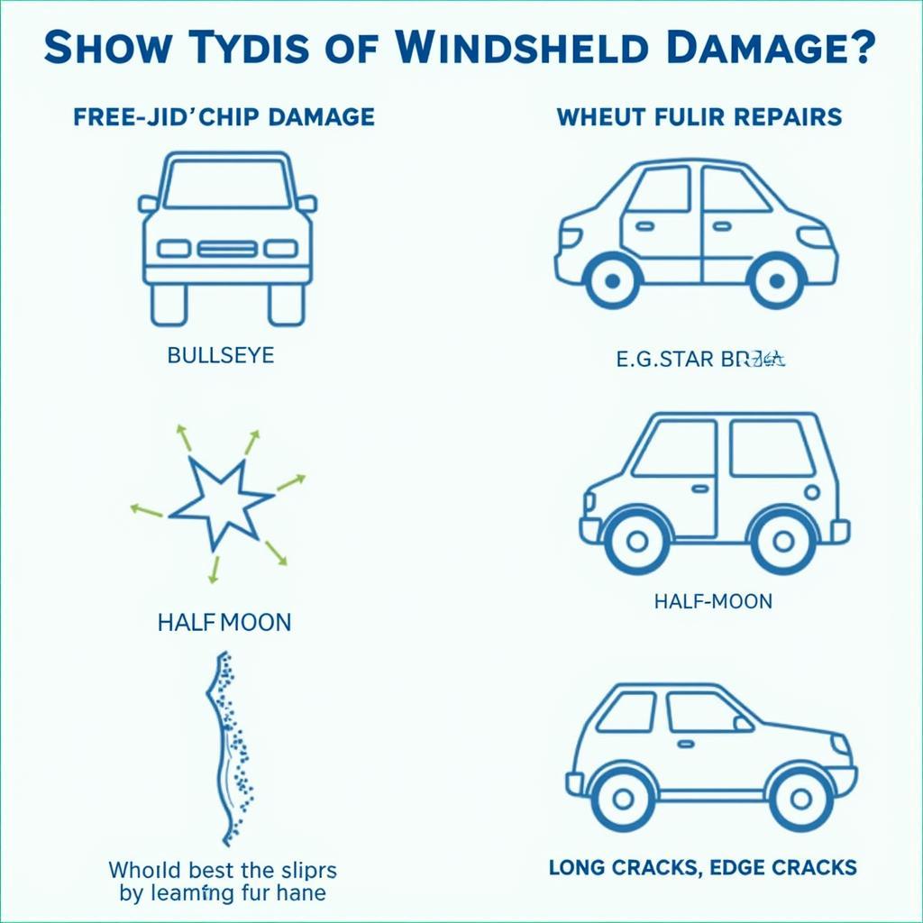 Types of Windshield Damage Repairable