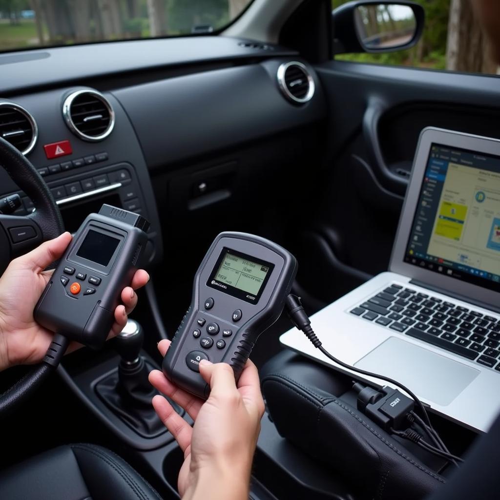 Using a Diagnostic Tool on a Dacia Duster