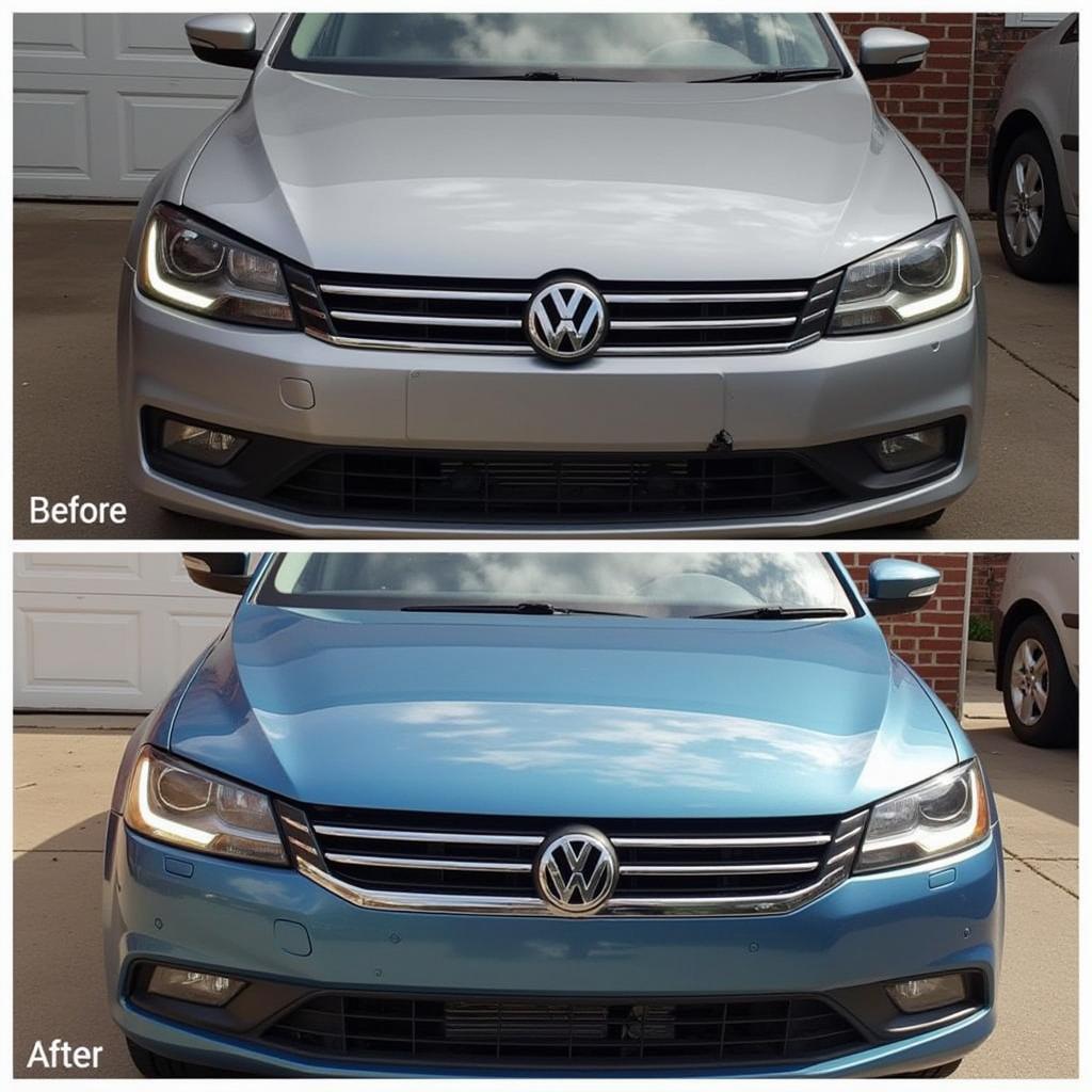 VW Car Body Repair Completed