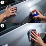 Using WD-40 to Remove Paint Transfer from Car