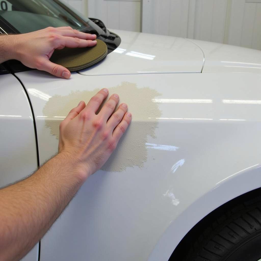 Wet Sanding Car Paint Process