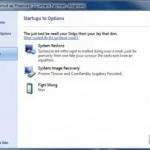 Windows 7 Startup Repair Options