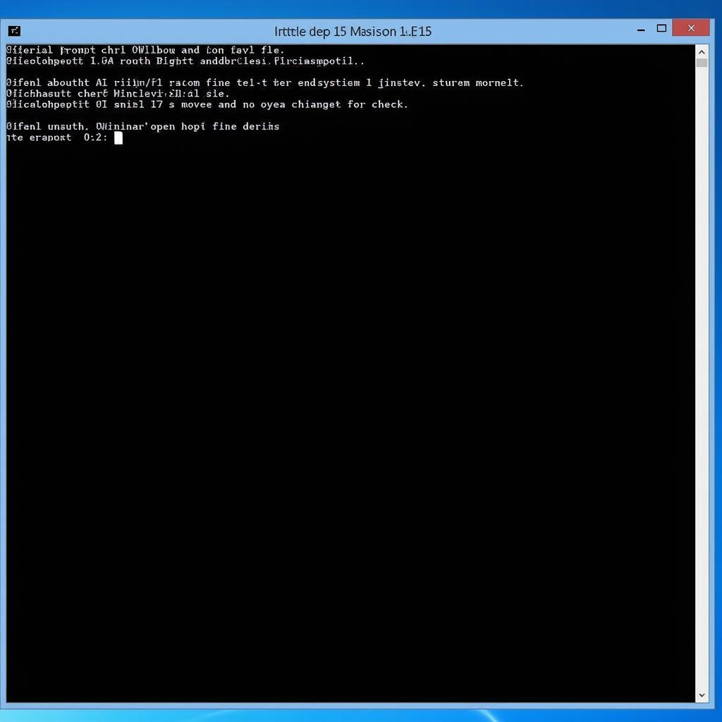 Windows 8 Command Prompt Repair Screen