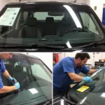 Windshield chip repair process in Desoto TX