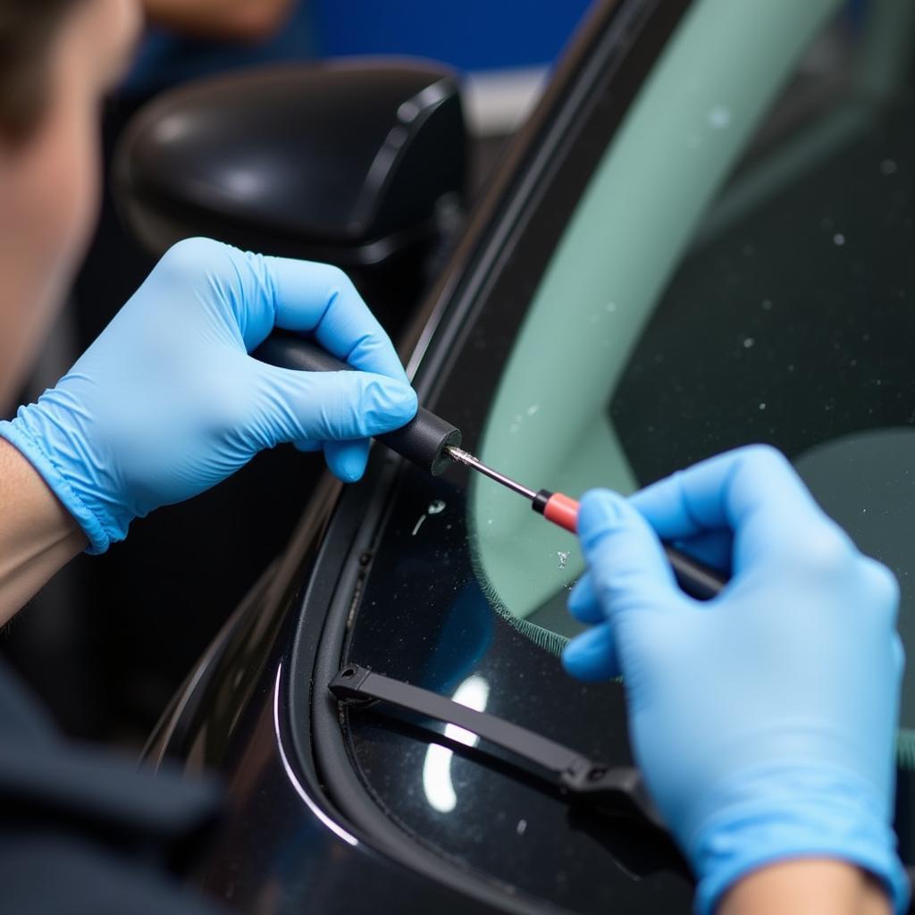 Windshield Chip Repair in Huntsville