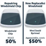 Windshield Repair vs. Replacement - Cost Comparison