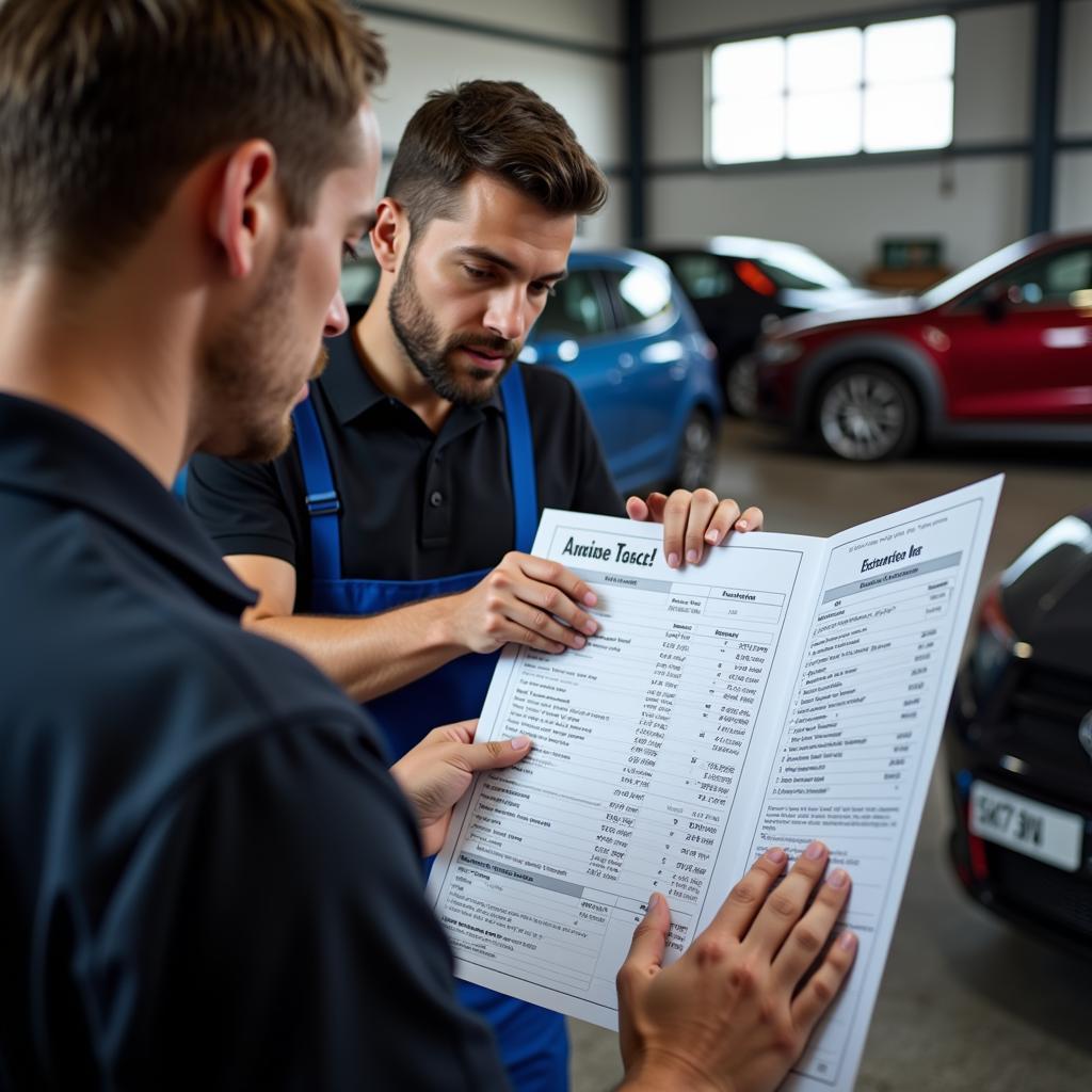 Getting a Car Repair Estimate in Wrexham